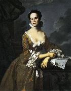 John Singleton Copley Mrs. Daniel Hubbard painting